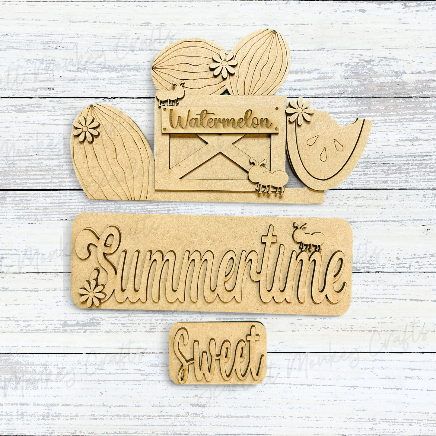 Summertime Interchangeable - Paintable Project