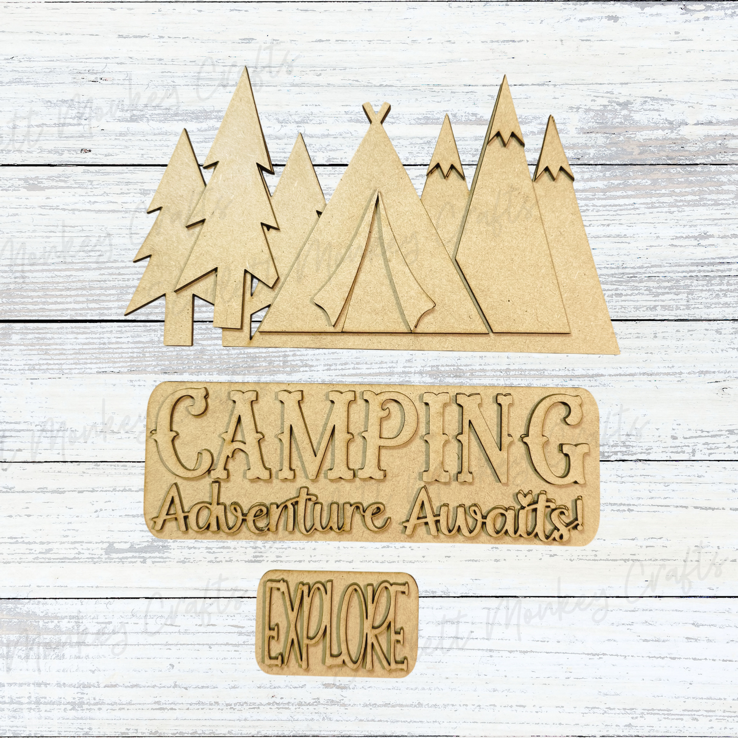 Camping Interchangeable - Painted