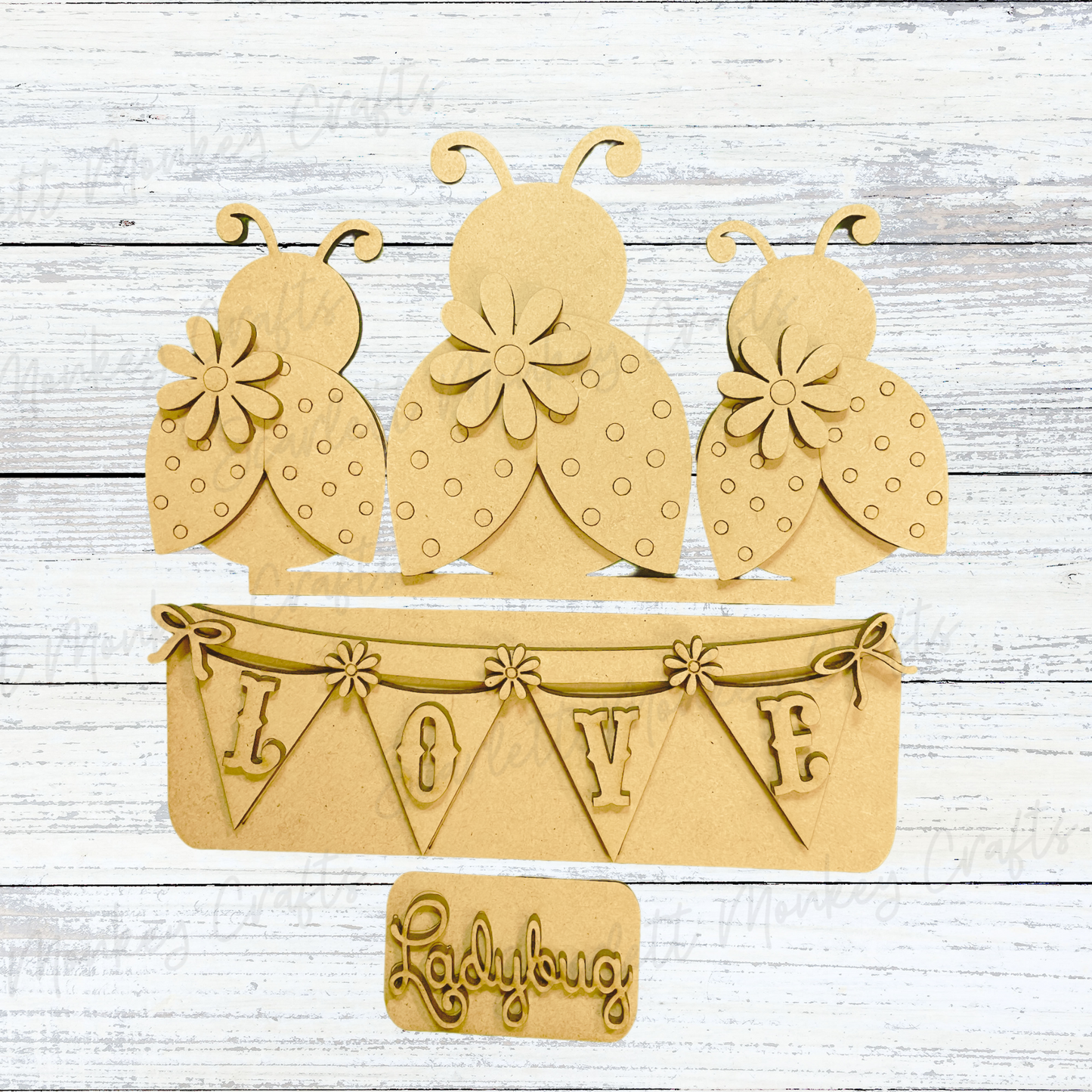 Ladybug Interchangeable - Paintable Project