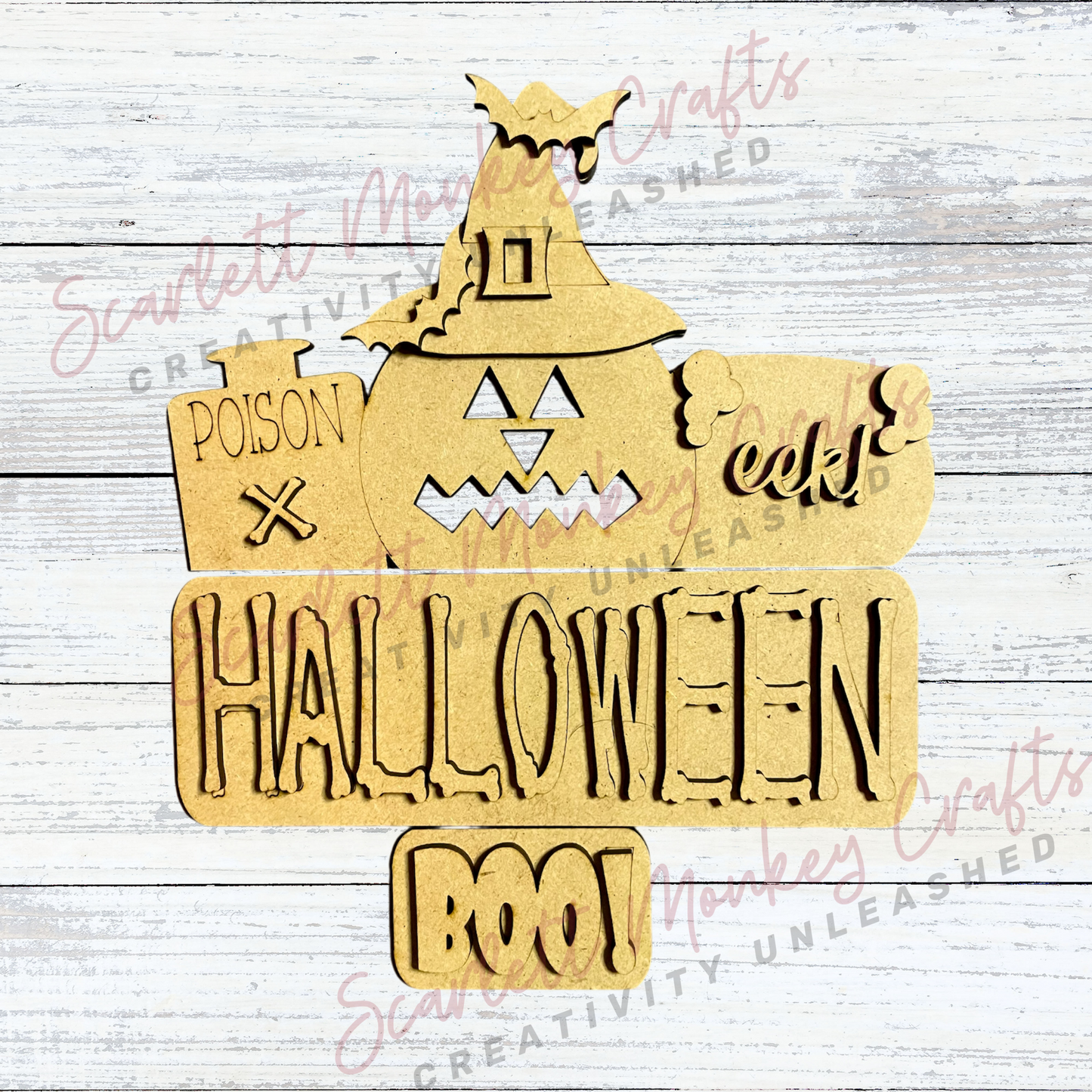 Halloween Interchangeable - Paintable Project