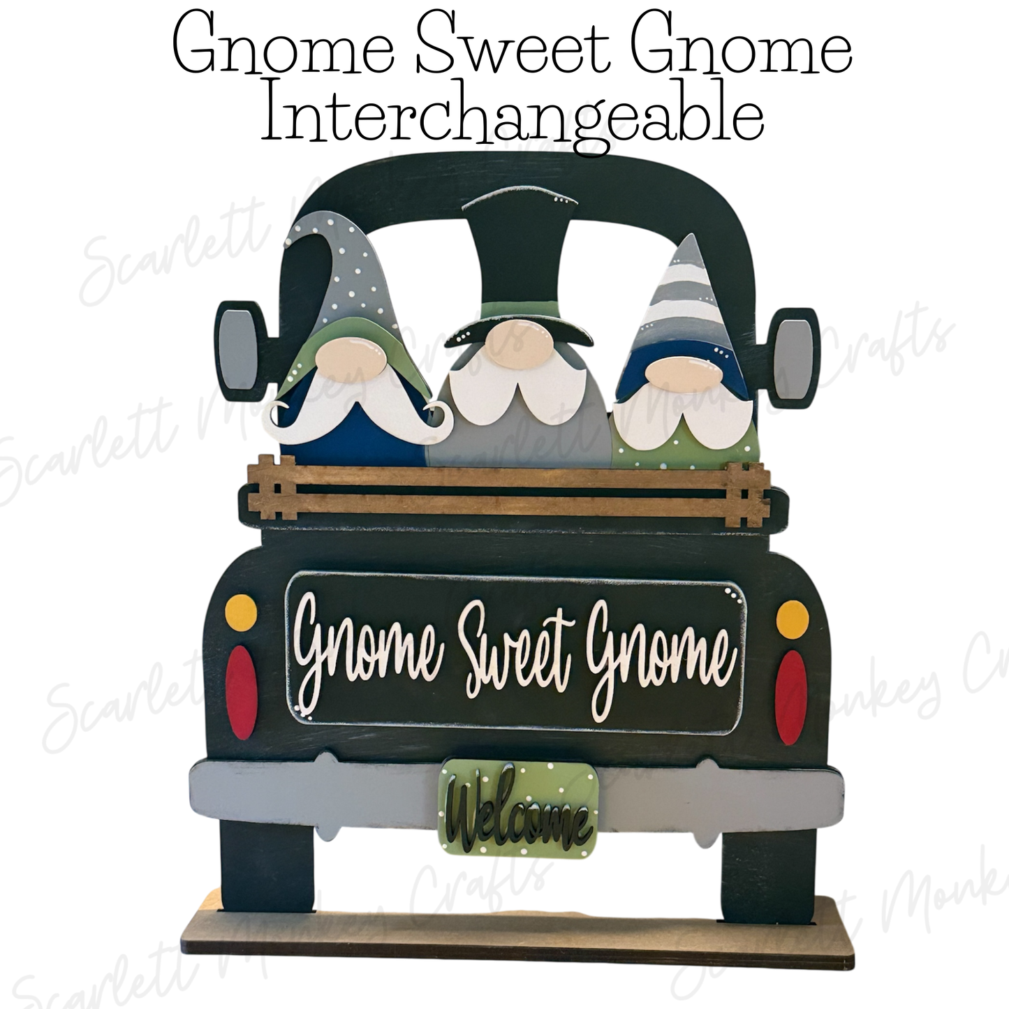 Gnome Sweet Gnome Interchangeable