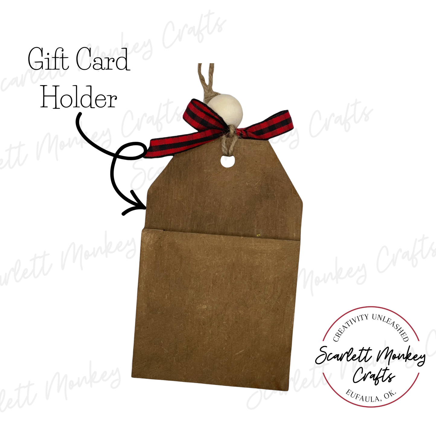 Elf Legs Ornament with Gift Card Holder - Painted