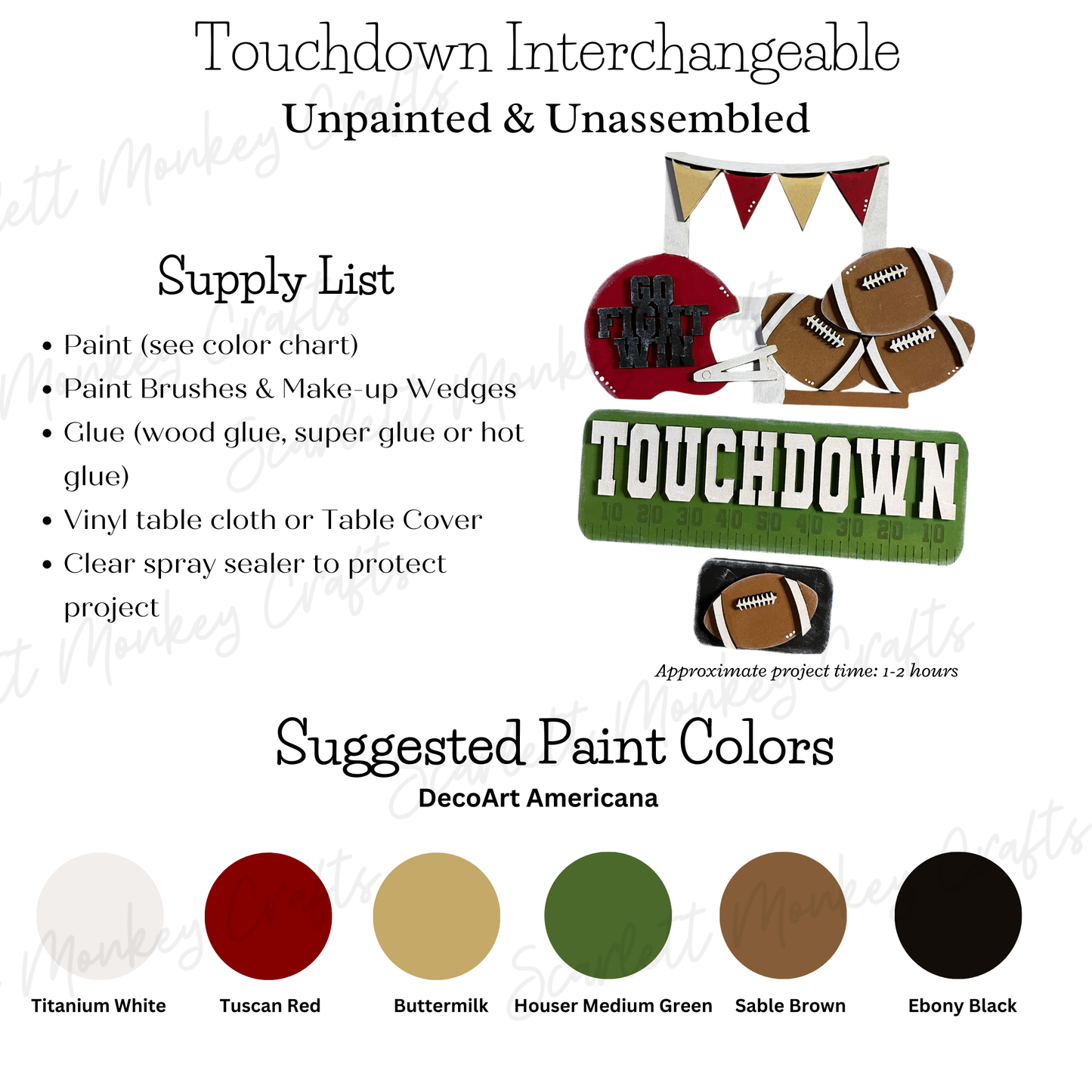 Touchdown Interchangeable - Paintable Project