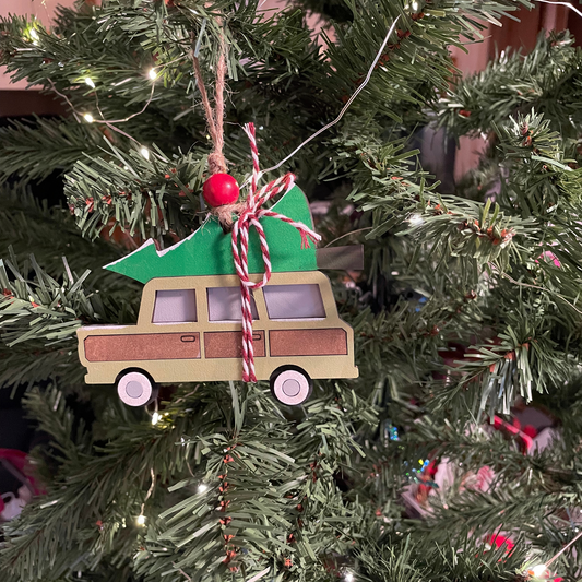 Family Christmas Truck Ornament