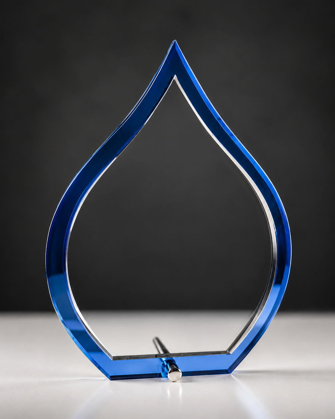 Blue Flame Acrylic Award
