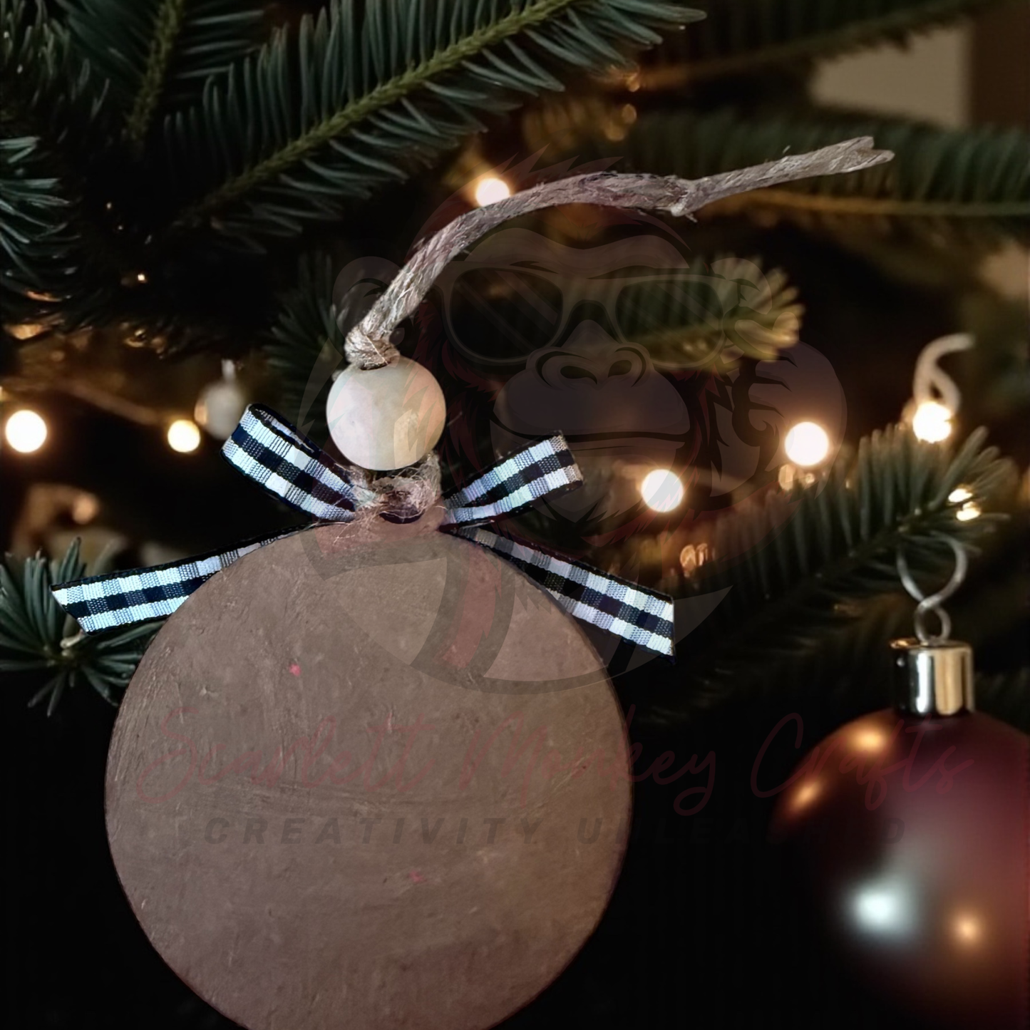 “Happy Holidays” Ornament - Painted