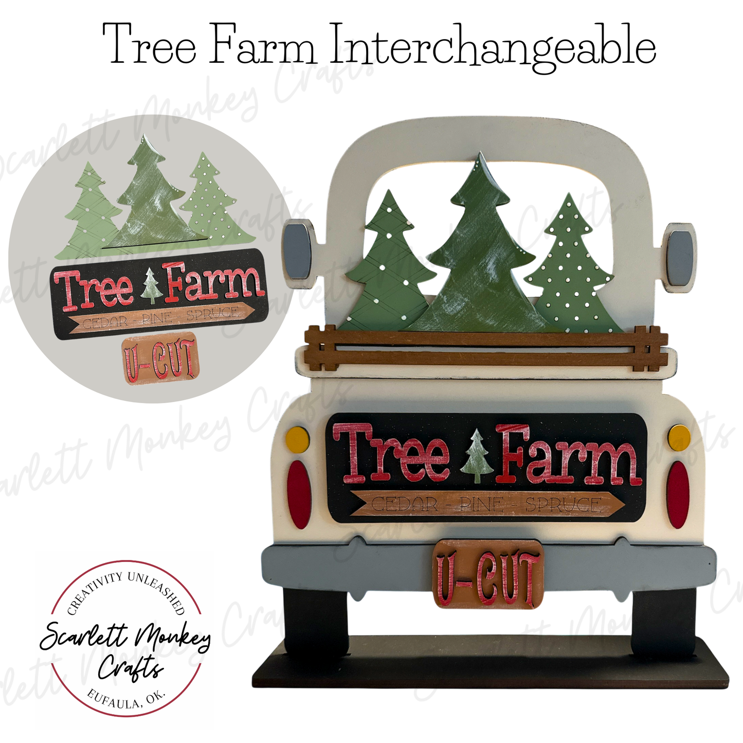 Tree Farm Interchangeable - Painted