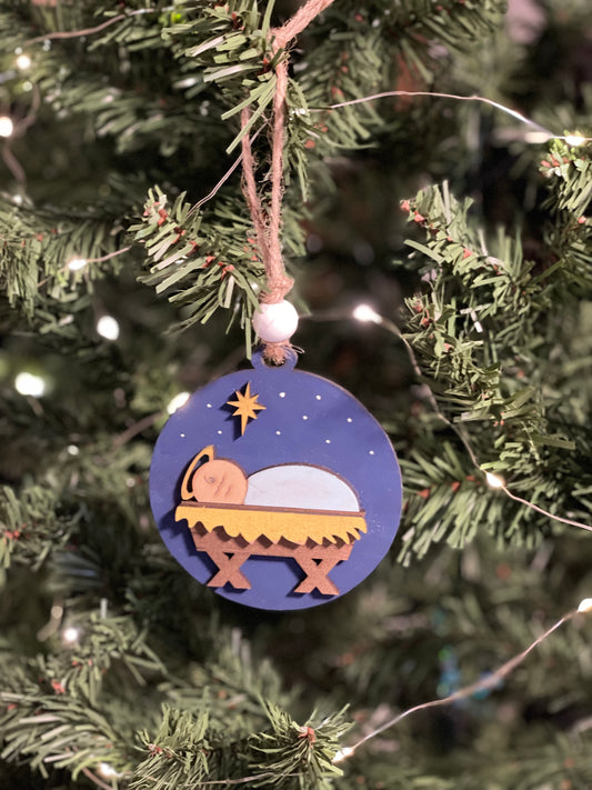 Christmas Ornament - Manger