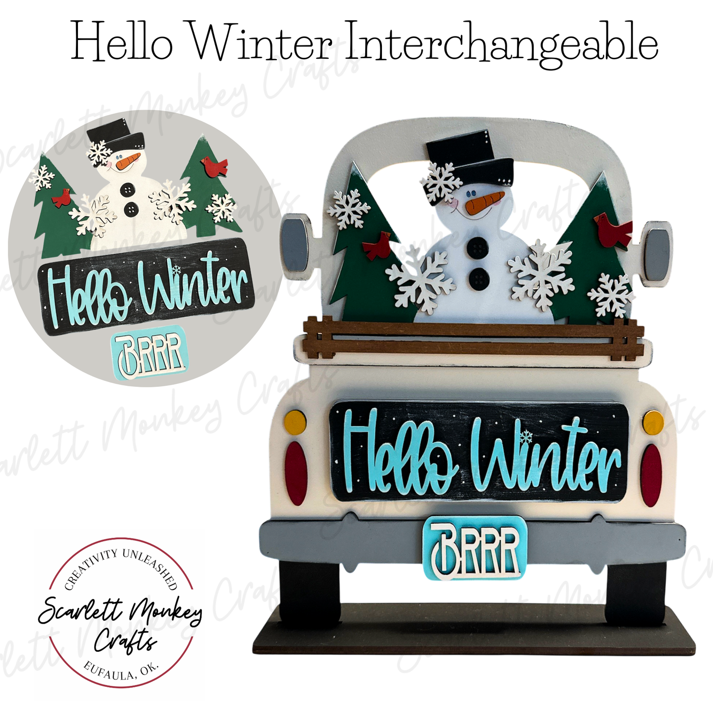 Hello Winter Interchangeable - Painted