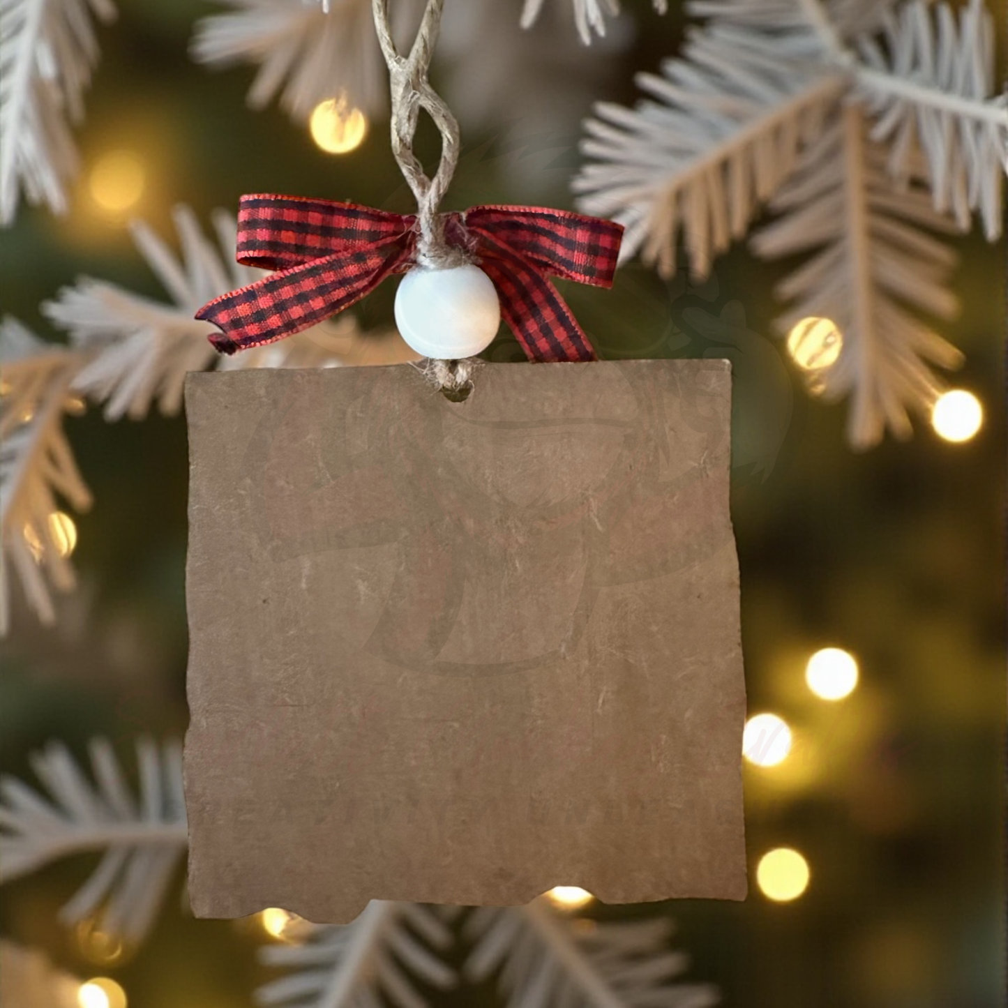 Oklahoma “Merry Christmas” Ornament - Painted