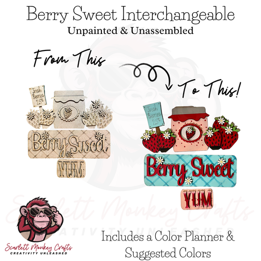 Paintable Berry Sweet Interchangeable