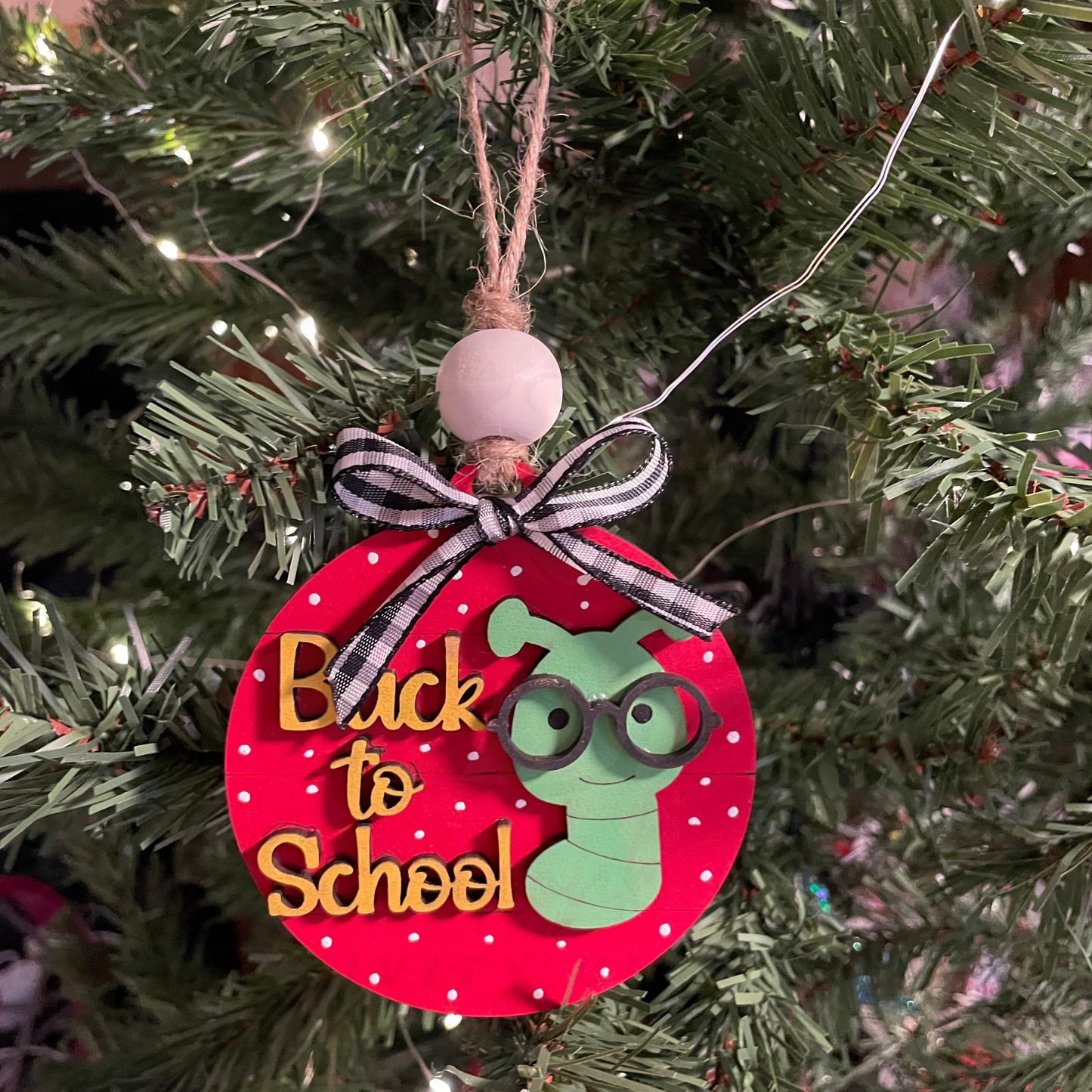 Christmas Ornament - Back to School