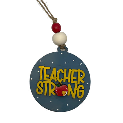 Christmas Ornament - Teacher Strong